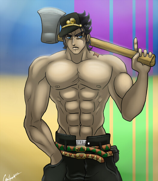 Jotaro Kujo by pepperpkmon88 -- Fur Affinity [dot] net