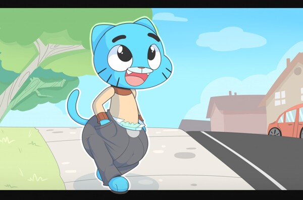 Gumball and Darwin by silverfox5213 -- Fur Affinity [dot] net