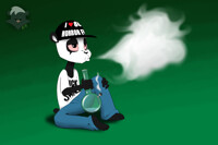 Blazed Panda by MysteryFanBoy