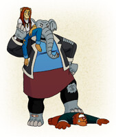 Commission - Power to the Pachyderm