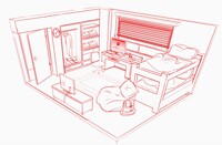 Dorm Room concept