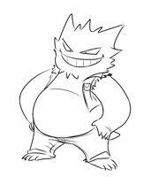 AN GRUNGY GENGAR