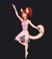 (animated) her en pointe is on point