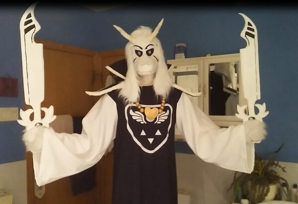 Asriel Dreemurr Cosplay by FlloydTheEagle Fur Affinity dot net