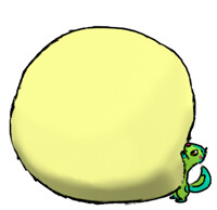 Pretty swollen lime skunk (color)