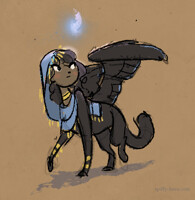 Sphinx Mage sketch 01