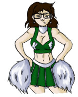 Slytherin Cheerleader KF