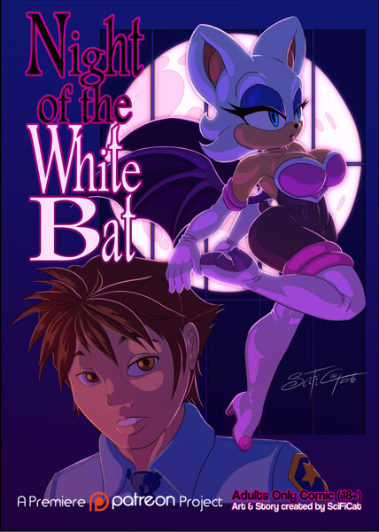 Night of the White Bat - Page 01 - Cover by SciFiCat.