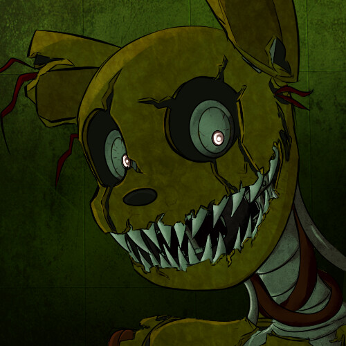 FNaF - Cartoon Springtrap by InsanySage -- Fur Affinity [dot] net