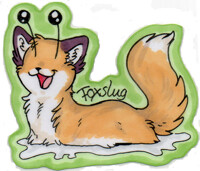 FoxSlug Mini Badge