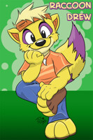 Art Trade - Raccoon Drew!
