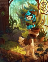 Greenhouse terrarium - with speedpaint