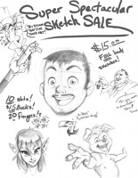 $15 Super Spectacular Sketch Sale