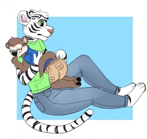 Smother Hug by KerkFikan -- Fur Affinity [dot] net