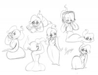 Kenny the cutest ghost ever.