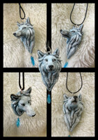 White Fox Pendant