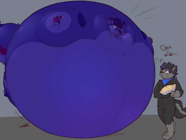 AlvaViva on X: for FallOutWolf (FA) #Wolf #Huge #Blueberry