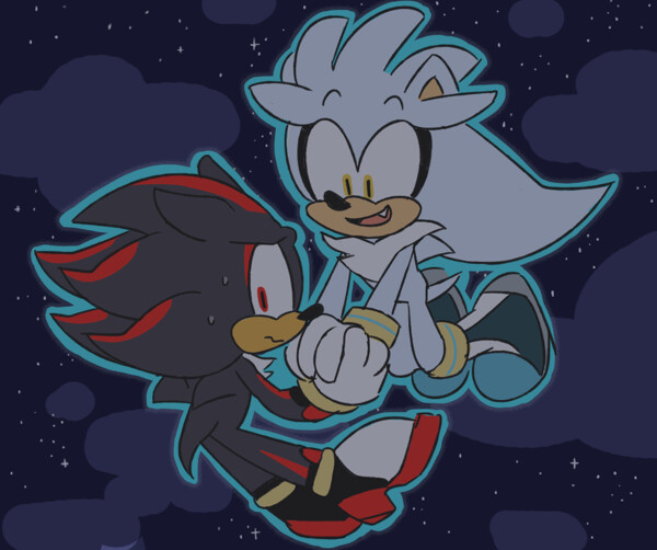 EPHE ☄️ &STARRYSKIES on X: In which Shadow finds his silver lining. (  #sonicthehedgehog #sonic #sth #silverthehedgehog #shadowthehedgehog  #silvadow #shadilver )  / X