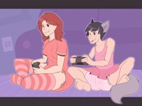 Gaming night with a brother