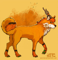 Old commission for KitsuneRAWR