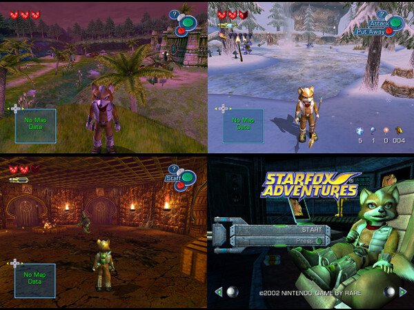 Star Fox Adventures - GameCube, Game Cube