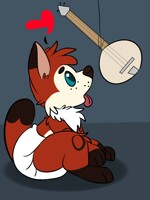 Lil puppy ych : mandobanjo