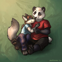 Tempest and Buck in love