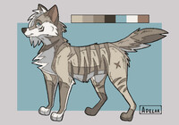 [Adopt] Striped wolf [CLOSED]
