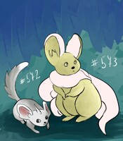 Minccino end Cinccino