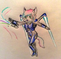 ARTTRADE Artistsage jetpack and fireworks