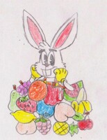Pokey Bunny Fruit Pile