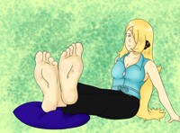 Cynthia's Feet Colored