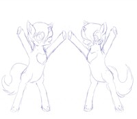 Hoofs up
