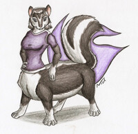 Sofia the Skunktaur