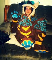 Dride in his Kigurumi