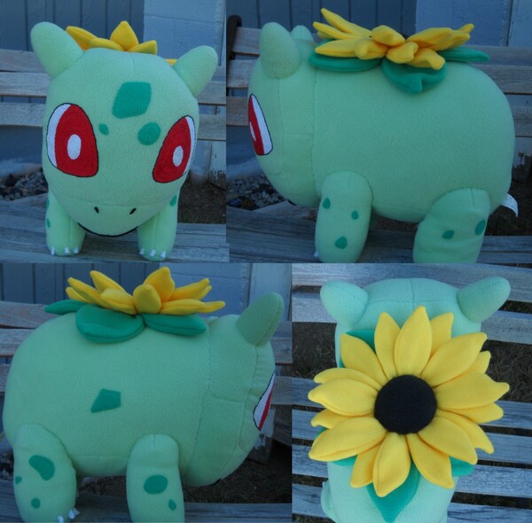 bulbasaur sunflower plush