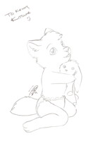 Babyfur Sketch by PrincessRei