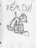 Demon doodle