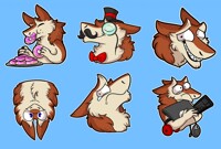 Sunset Stickers