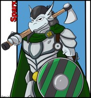 Sparx; Dragonborn Fighter