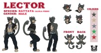 Lector Rattata Ref Sheet (Commission)