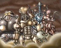 A rainy day for Robots