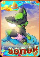 " Last Of The Summer Sun " Sonar Beach Tag - By TaviMunk