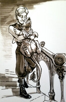 Inktober 2016 #3 - Cat and Klartch