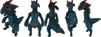 Feraligatr Skin for the Cutie Kaiju