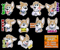 Douglas Corgi Telegram stickers