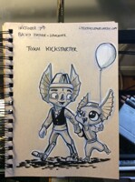 Inktober 7th Sinab's Father