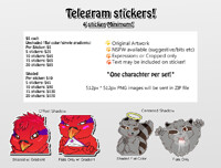 Telegram Sticker Commissions!