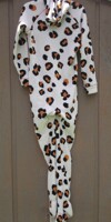 Snow Leopard Sleeper Suit
