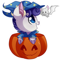 Sweet Fang in a pumpkin